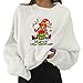 Dasongff Sweatshirt ohne Kapuze - Los Angeles Sweatshirt Weihnachten Jesus Sweatshirt Reißverschluss Hoodie Teenager Mädchen...
